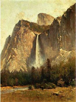 托馬斯 希爾 Bridal Veil Falls Yosemite Valley
